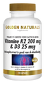 Golden Naturals Vitamine K2 & D3 Capsules 120CP