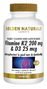 Golden Naturals Vitamine K2 & D3 Capsules 120CP