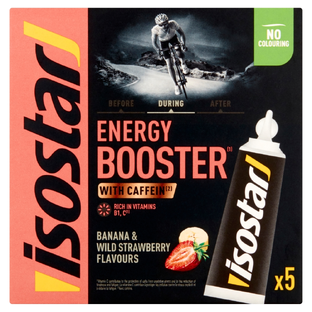 Isostar Energy Booster Banana & Wild Strawberry 5ST