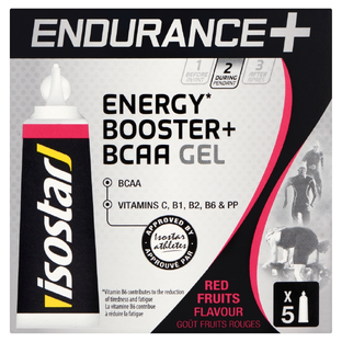 Isostar Energy Booster+ BCAA Gel Red Fruits 5ST