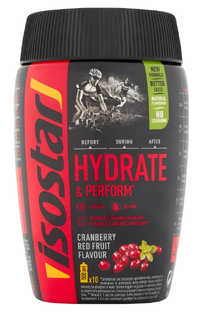 Isostar Hydrate & Perform Cranberry Poeder 400GR Isostar Hydrate & Perform Cranberry Poeder 400GR