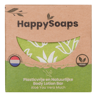 HappySoaps Aloë Vera Bodylotion Bar 65GR HappySoaps Aloë Vera Bodylotion Bar 65GR
