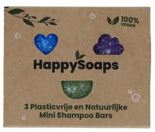 HappySoaps Mini Shampoo Bars 3ST HappySoaps Mini Shampoo Bars 3ST