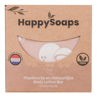 HappySoaps Coconut Bodylotion Bar 65GR HappySoaps Coconut Bodylotion Bar 65GR