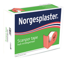 Norgesplaster Scanpor Tape 10m x 2,5cm met dispenser 1ST