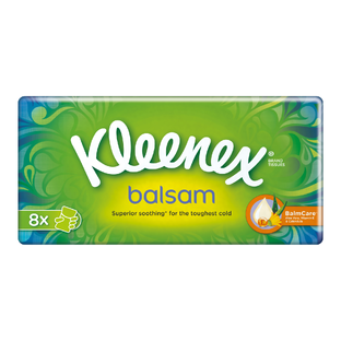 Kleenex Zakdoeken Balsam 8ST Kleenex Zakdoeken Balsam 8ST