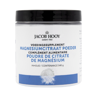 Jacob Hooy Magnesiumcitraat Poeder 140GR