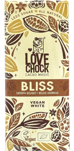 Lovechock Bliss Vegan Witte Chocolade 70GR Lovechock Bliss Vegan Witte Chocolade 70GR
