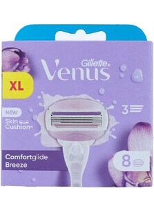 Gillette Venus Comfortglide Breeze Scheermesjes - met scheergel kussentje 8ST Gillette Venus Comfortglide Breeze Scheermesjes - met scheergel kussentje 8ST