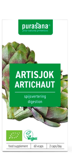 Purasana Artisjok Vegicaps 60VCP Purasana Artisjok Vegicaps 60VCP