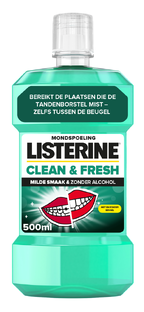Listerine Clean & Fresh Mondspoeling 500ML Listerine Clean & Fresh Mondspoeling 500ML