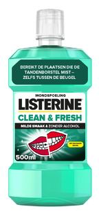De Online Drogist Listerine Clean & Fresh Mondspoeling 500ML aanbieding