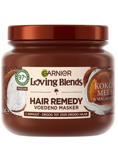 Garnier Loving Blends Hair Remedy Kokosmelk Masker 300ML Garnier Loving Blends Hair Remedy Kokosmelk Masker 300ML