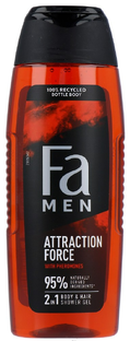 De Online Drogist Fa Men Attraction Force Douchegel 250ML aanbieding