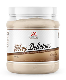 De Online Drogist XXL Nutrition Whey Delicious - Chocolate 450GR aanbieding