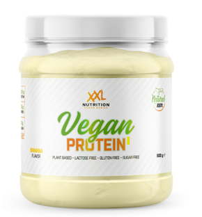 XXL Nutrition Vegan Proteïne - Banaan 500GR XXL Nutrition Vegan Proteïne - Banaan 500GR
