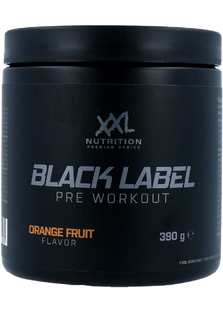 XXL Nutrition Black Label Pre Workout - Orange Fruit 390GR
