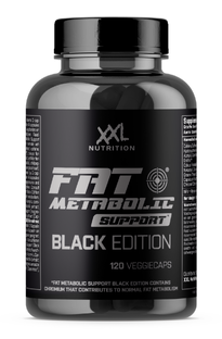 XXL Nutrition Fat Metabolic Support - Black Edition 120VCP XXL Nutrition Fat Metabolic Support - Black Edition 120VCP