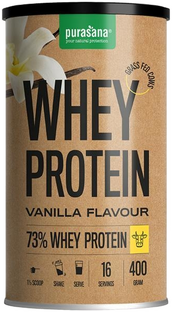 Purasana Wei Proteine 73% Vanille Poeder 400GR 