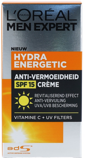 L'Oréal Paris Men Expert Hydra Energetic Anti Vermoeidheid Creme SPF 15 50ML