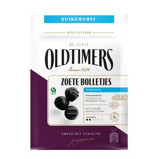 Autodrop Oldtimers Zoete Bolletjes Suikervrij 100GR Autodrop Oldtimers Zoete Bolletjes Suikervrij 100GR
