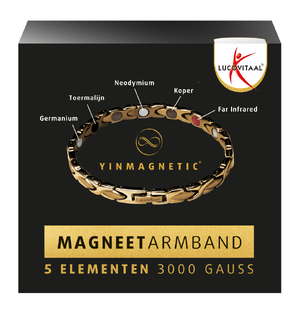 Lucovitaal Yinmagnetic Magneet Armband Goud 1ST Lucovitaal Yinmagnetic Magneet Armband Goud 1ST