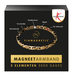 Lucovitaal Yinmagnetic Magneet Armband Goud 1ST