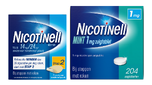 Nicotinell Combineer Pleister 14 mg (7st) en Zuigtablet Mint 1 mg (204st) - 2 Stuks