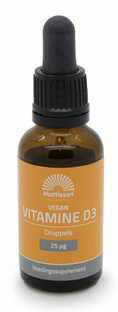Mattisson HealthStyle Vitamine D3 Vegan Druppels 25ML Mattisson HealthStyle Vitamine D3 Vegan Druppels 25ML