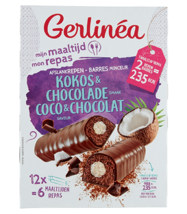 Gerlinéa Maaltijdreep Kokos & Chocolade 12ST