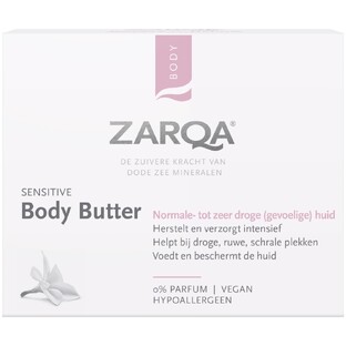 De Online Drogist Zarqa Body Bodybutter Sensitive 250ML aanbieding