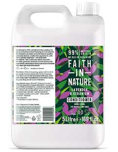 Faith in Nature Lavender & Geranium Conditioner Navulverpakking 5LT Faith in Nature Lavender & Geranium Conditioner Navulverpakking 5LT