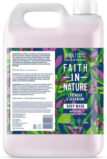 Faith in Nature Lavender & Geranium Bodywash Navulverpakking 5LT Faith in Nature Lavender & Geranium Bodywash Navulverpakking 5LT