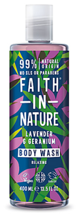 Faith in Nature Lavender & Geranium Bodywash 400ML Faith in Nature Lavender & Geranium Bodywash 400ML
