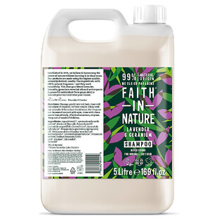 Faith in Nature Lavendel & Geranium Shampoo - Navulling 5LT Faith in Nature Lavendel & Geranium Shampoo - Navulling 5LT
