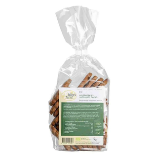 Billy's Farm Biologische Haverkoeken Hazelnoot Cacao 175GR Billy's Farm Biologische Haverkoeken Hazelnoot Cacao 175GR
