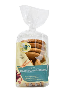 Billy's Farm Biologisch Gevulde Rozijnenkoeken 200GR Billy's Farm Biologisch Gevulde Rozijnenkoeken 200GR