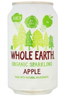 Whole Earth Organic Sparkling Apple 330ML Whole Earth Organic Sparkling Apple 330ML