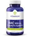 Vitakruid NAC 600mg N-Acetyl-L-Cysteïne Vega Capsules 90VCP