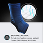 MX Health Standard Ankle Support Elastic - S 1STMX Health Mx Standard Ankle Support Elastic - S product display 2