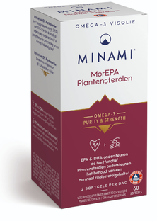 Minami MorEPA Plantensterolen Softgel 60SG Minami MorEPA Plantensterolen Softgel 60SG