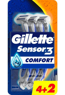 Gillette Sensor3 Comfort Wegwerpmesjes 6ST Gillette Sensor3 Comfort Wegwerpmesjes 6ST