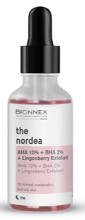 Bionnex Nordea Aha 10% + Bha 2% + Lingonberry Exfoliant 30ML