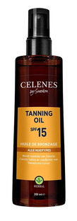 Celenes by Sweden Herbal Tanning Olie All Skin Type SPF15 200ML Celenes by Sweden Herbal Tanning Olie All Skin Type SPF15 200ML