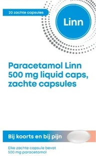 Linn Paracetamol 500mg Liquid Caps 20ST