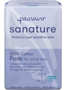 Sanature Provivo Incontinentieverband Normaal 12ST Sanature Provivo Incontinentieverband Normaal 12ST