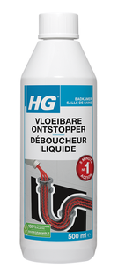 De Online Drogist HG Badkamer Vloeibare Ontstopper 500ML aanbieding
