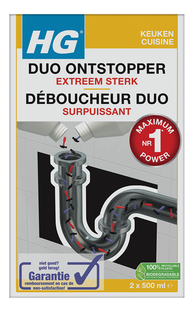 HG Keuken Duo Ontstopper - extreem sterk 1000ML HG Keuken Duo Ontstopper - extreem sterk 1000ML
