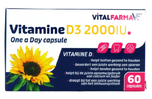Vitalfarma Vitamine D3 2000IU Capsules 60CP