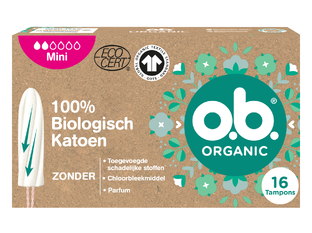 OB Organic Tampons Mini 16ST OB Organic Tampons Mini 16ST